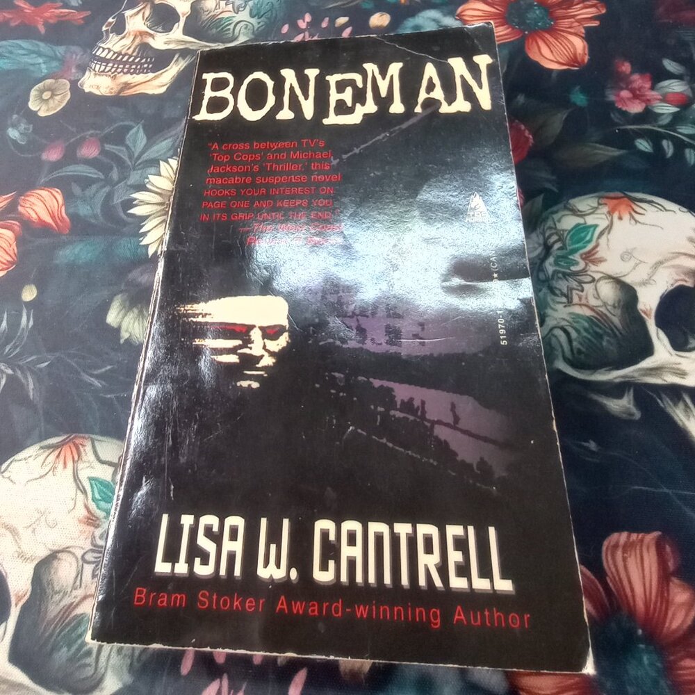 Boneman by Lisa W. Cantrell – Rare Horror Paperback by Bram Stoker Award Winner